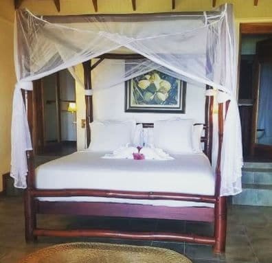 Linear 4 Poster Bed — handcrafted bamboo furniture made in Jamaica by Bamboo Factory Store