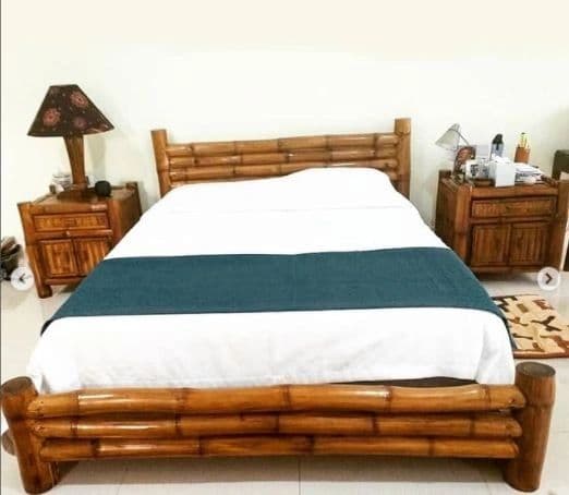 Peju Bed — handcrafted bamboo furniture made in Jamaica by Bamboo Factory Store