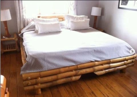 Pyramid Bed — handcrafted bamboo furniture made in Jamaica by Bamboo Factory Store