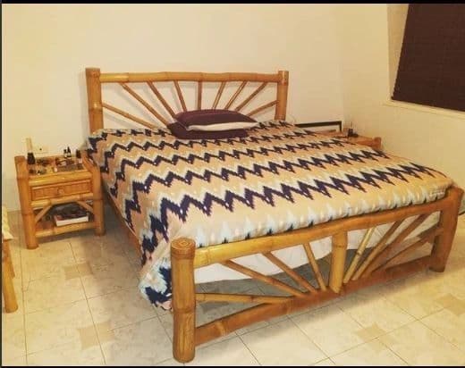 Sunshine Bed — handcrafted bamboo furniture made in Jamaica by Bamboo Factory Store