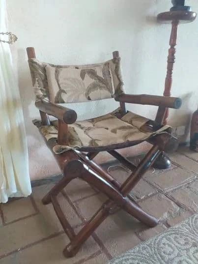 Directors Chair — handcrafted bamboo furniture made in Jamaica by Bamboo Factory Store