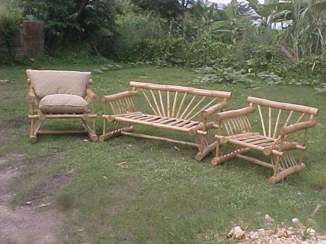 Fan Style Loveseat and Chairs