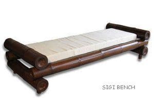 Jahva Bench Bed — handcrafted bamboo furniture made in Jamaica by Bamboo Factory Store
